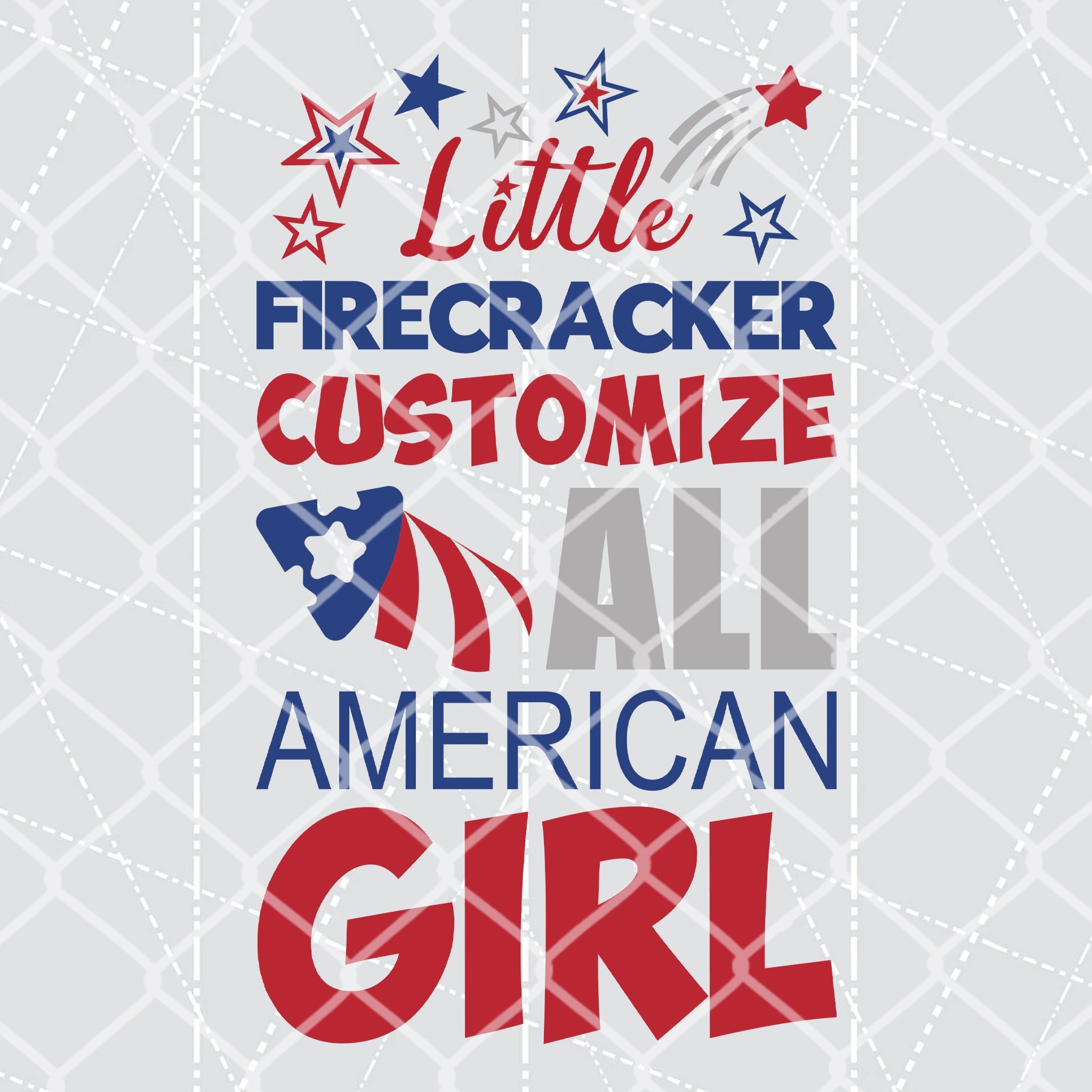 Little Firecracker All American Boy and Girl - Customize